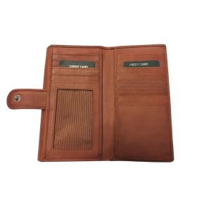 Saccoo YEN Damenbörse cognac